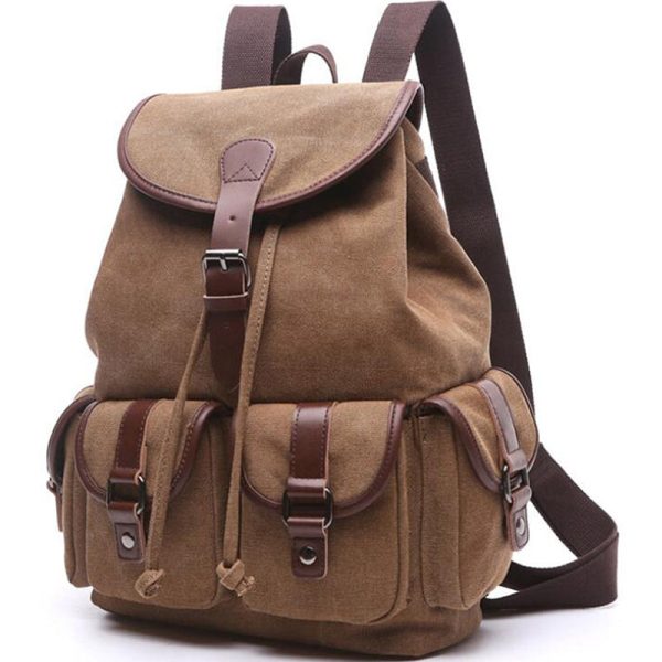 Women Canvas Backpack Purse Vintage - Image 11