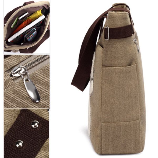 Women Canvas Shoulder Bags Cat Handbag - Image 5