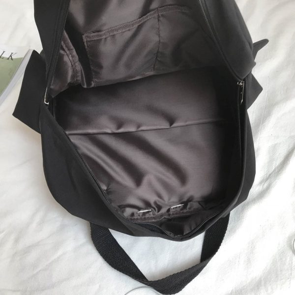 Canvas Backpack for Women Student Satchel - Image 2